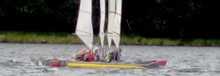 catapult catamaran racing at bala